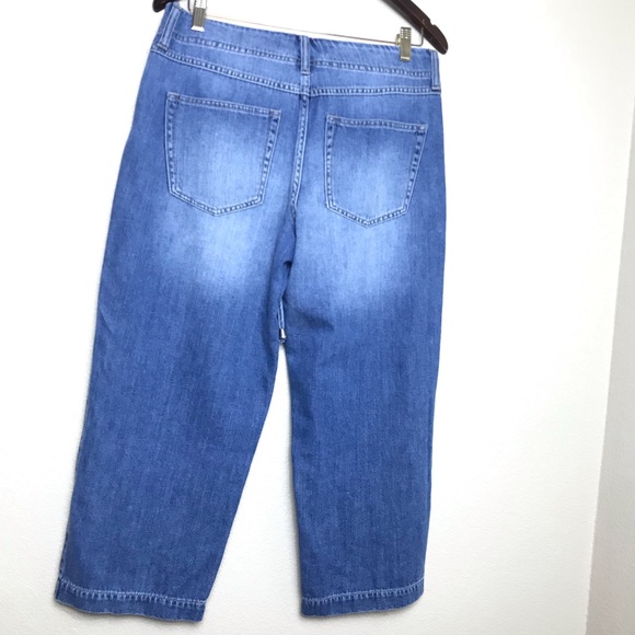 Liverpool || Denim Capri Jeans Pants - Picture 4 of 9